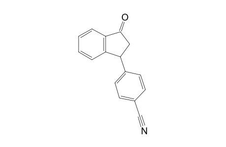 4-(3-ketoindan-1-yl)benzonitrile