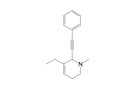 1-METHYL-2-PHENYLETHENYL-3-ETHYL-3-PIPERIDEINE