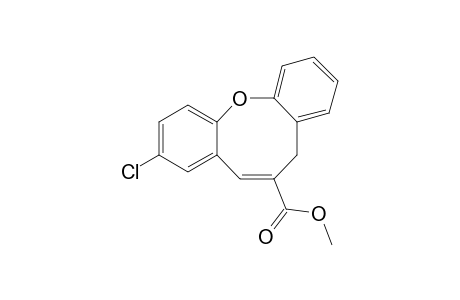 (E)-9-Chloro-5H-12-oxa-dibenzo[a,d]cyclooctene-6-carboxylic acid methyl ester