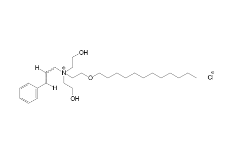 bis(2-hydroxyethyl)cinnamyl[2-(dodecyloxy)ethyl]ammonium chloride