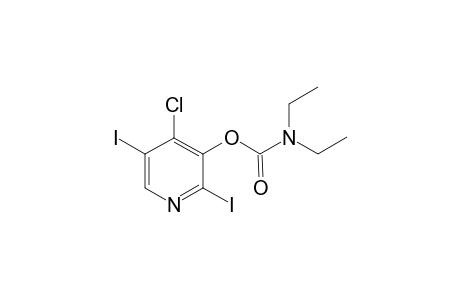 N,N-diethyl-4-chloro-2,5-diiodo-3-pyridyl O-carbamate