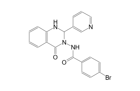 4-bromo-N-(4-oxo-2-(3-pyridinyl)-1,4-dihydro-3(2H)-quinazolinyl)benzamide