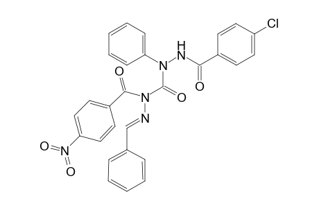 N(1)-{-[N' (1)-(4'-Nitrobenzoyl)-N' (2)-benzylidene]hydrazinyl}carbonyl-N(1)-phenyl-N(2)-(4'-chlorobenzoyl)hydrazine