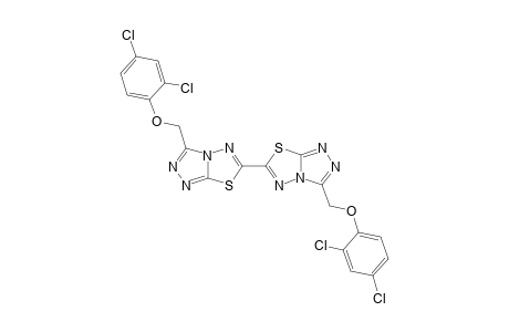 3-((2,4-Dichlorophenoxy)methyl)-6-(3-((2,4-dichlorophenoxy)methyl)-[1,2,4]triazolo[3,4-b][1,3,4]thiadiazol-6-yl)-[1,2,4]triazolo[3,4-b][1,3,4]thiadiazole