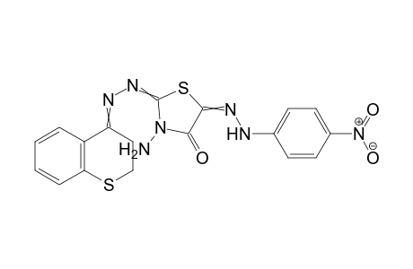 3-Amino-2-(thiochroman-4-ylideneazo)-5-(4-nitrophenylazo)-thiazol-4-one