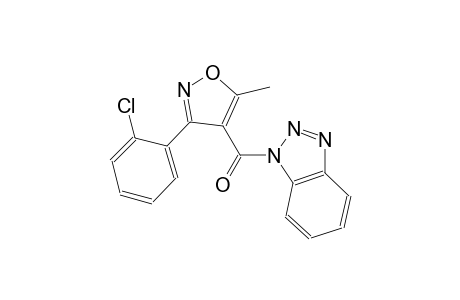 1-{[3-(2-chlorophenyl)-5-methyl-4-isoxazolyl]carbonyl}-1H-1,2,3-benzotriazole