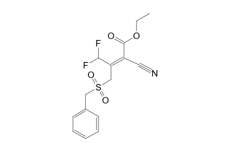 ETHYL_3-(BENZYLSULFONYLMETHYL)-2-CYANO-4,4-DIFLUORO-2-BUTENOATE;MAJOR_ISOMER