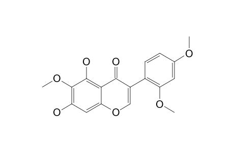 5,7-DIHYDROXY-6,2',4'-TRIMETHOXY-ISOFLAVONE