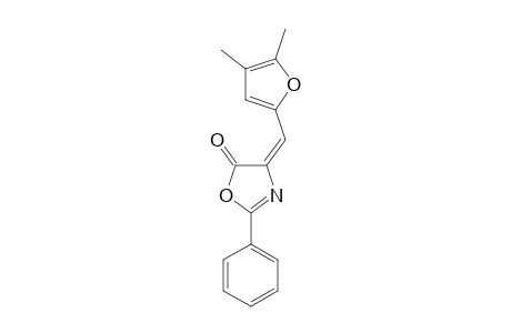 (4E)-4-[[4,5-DIMETHYL-2-FURYL]-METHYLENE]-2-PHENYL-1,3-OXAZOL-5(4H)-ONE