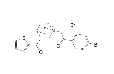 1-azoniabicyclo[2.2.2]octane, 1-[2-(4-bromophenyl)-2-oxoethyl]-3-(2-thienylcarbonyl)-, bromide