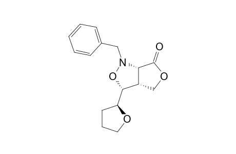 3-(2-TETRAHYDROFURYL)-TETRAHYDRO-1-(PHENYLMETHYL)-1H,6H-FURO-[3,4-C]-ISOXAZOL-6-ONE;ISOMER-#3