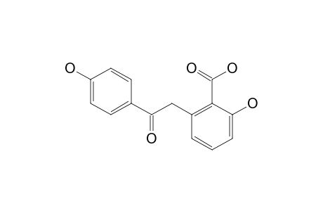 2-HYDROXY-6-[2-(4-HYDROXYPHENYL)-2-OXO-ETHYL]-BENZOIC_ACID