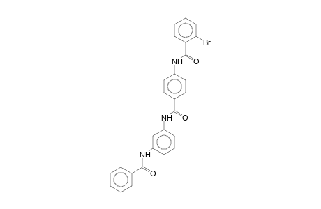 N-(3-benzamidophenyl)-4-(2-bromobenzamido)benzamide