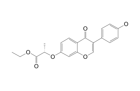 7-O-ALPHA-CARBOXYETHYLDAIDZEIN-ETHYLESTER