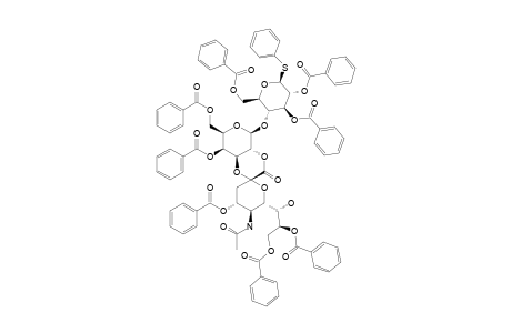 #15;PHENYL-[5-ACETAMIDO-4,8,9-TRI-O-BENZOYL-3,5-DIDEOXY-D-GLYCERO-ALPHA-D-GALACTO-2-NONULOPYRANOSYL-(1'->2)-LACTONE]-(2->3)-O-4,6-DI-O-BENZOYL-BETA-D-GLUCOPYRA