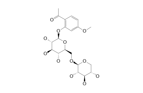 AFFINOSIDE;2-O-PRIMEVEROSYLPAEONOL