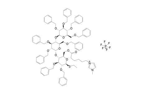 #14;[6-[2,3,4,6-TETRA-O-BENZYL-BETA-D-GLUCOPYRANOSYL-(1->4)-2,3,6-TRI-O-BENZYL-ALPHA-D-GLUCOPYRANOSYL-(1->4)-2,3-DI-O-BENZYL-1-ETHYLTHIO-BETA-D-GLUCOPYRANOS-6-