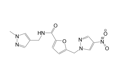 N-[(1-methyl-1H-pyrazol-4-yl)methyl]-5-[(4-nitro-1H-pyrazol-1-yl)methyl]-2-furamide