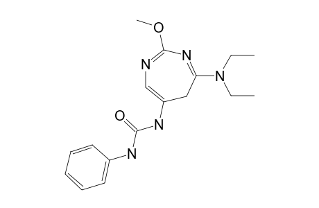 1-(4-DIETHYL-AMINO-2-METHOXY-5H-1,3-DIAZEPIN-6-YL)-3-PHENYL-UREA