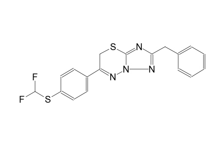 2-benzyl-6-{4-[(difluoromethyl)sulfanyl]phenyl}-7H-[1,2,4]triazolo[5,1-b][1,3,4]thiadiazine