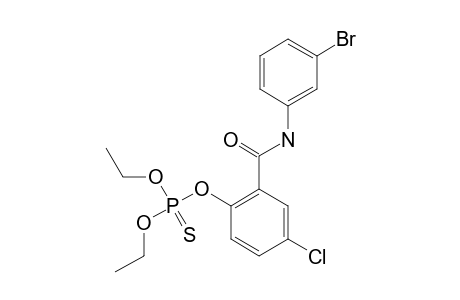 O-[2-[(3-BROMOPHENYL)-CARBAMOYL]-4-CHLOROPHENYL]-O,O-DIETHYL-PHOSPHOROTHIOATE