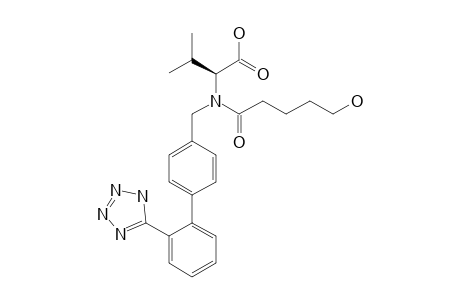 IMPURITY-V;(S)-N-(1-CARBOXY-2-METHYLPROP-1-YL)-N-(5-HYDROXY)-PENTANOYL-N-[2'-(1-H-TETRAZOL-5-YL)-BIPHENYL-4-YLMETHYL]-AMINE