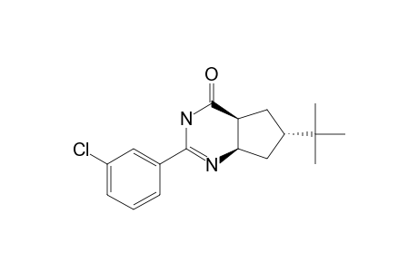 6-TERT.-BUTYL-2-(3-CHLOROPHENYL)-3,4A,5,6,7,7A-HEXAHYDRO-4H-CYCLOPENTA-[D]-PYRIMIDIN-4-ONE