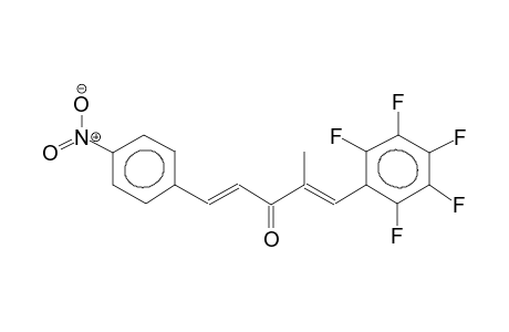 1-PARA-NITROPHENYL-5-PENTAFLUOROPHENYL-4-METHYL-1,4-PENTADIEN-3-ONE