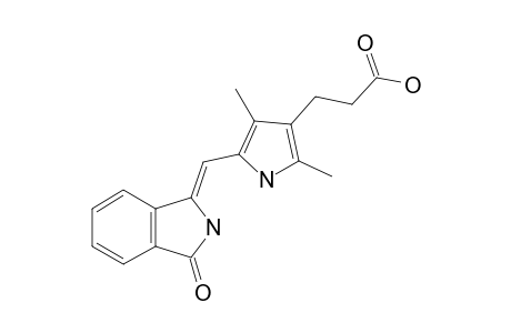 (Z)-[(3,5-DIMETHYL-4-(2-CARBOXYETHYL)-1H-PYRROL-2-YL)-METHYLIDENYL]-ISOINDOLINONE