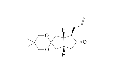 (3A'S,4'R,5'R,6A'R)-4'-ALLYL-5,5-DIMETHYLHEXAHYDRO-1'H-SPIRO-[1,3-DIOXANE-2,2'-PENTALEN]-5'-OL