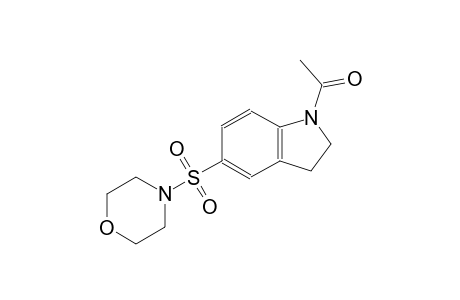 1H-indole, 1-acetyl-2,3-dihydro-5-(4-morpholinylsulfonyl)-