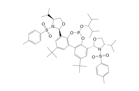 #9J;2,10-DI-TERT.-BUTYL-4,8-BIS-[(2S,4S)-3-(4-METHYLBENZENESULFONYL)-4-(1-METHYLETHYL)-1,3-OXAZOLIDINYL]-2-(2,4-DIMETHYLPENT-3-OXY)-DIBENZO-[D,F]-[1,3,2]-DIOXA