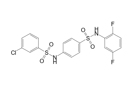 3'-chloro-N-(2,5-difluorophenyl)-4,N'-bi[benzenesulfonamide]