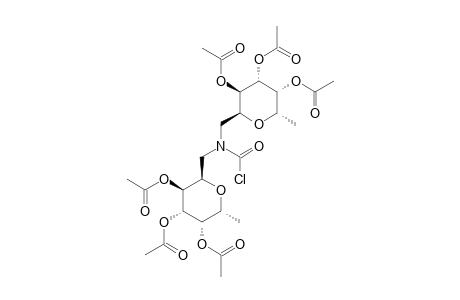 N,N'-BIS-(2,3,4-TRI-O-ACETYL-BETA-L-FUCOPYRANOSYLMETHYL)-CARABMOYL-CHLORIDE