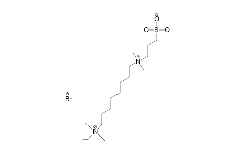 1-(N,N-DIMETHYLAMMONIO-N-PROPYL-1-SULFONATE)-8-(N',N'-DIMETHYL-N'-ETHYLAMMONIUM-BROMID)-OCTANE