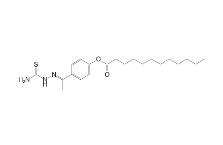 lauric acid, ester with 4'-hydroxyacetophenone, thiosemicarbazone