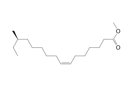 7-Hexadecenoic acid, 14-methyl-, methyl ester, [R-(Z)]-