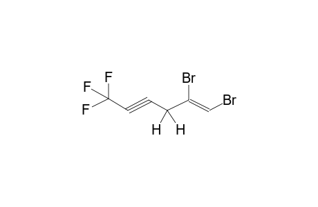 6,6,6-TRIFLUORO-1,2-DIBROMO-1-HEXEN-4-YNE