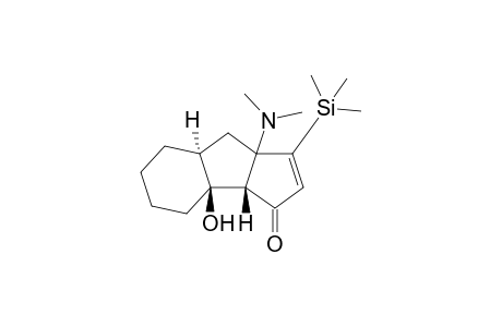 (3bS,3aS,7aS)-8a-(Dimethylamino)-3b-hydroxy-1-[trimethylsilyl]-3b,4,5,6,7,7a,8,8a-octahydro-3aH-cyclopenta[a]inden-3-one