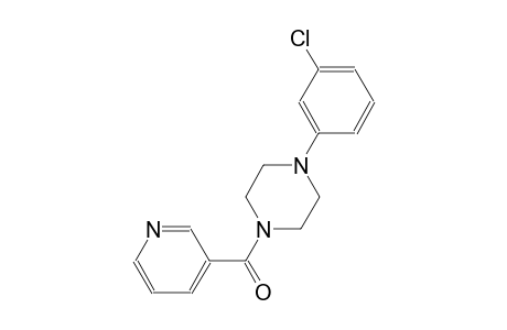 [4-(3-chlorophenyl)-1-piperazinyl]-(3-pyridinyl)methanone