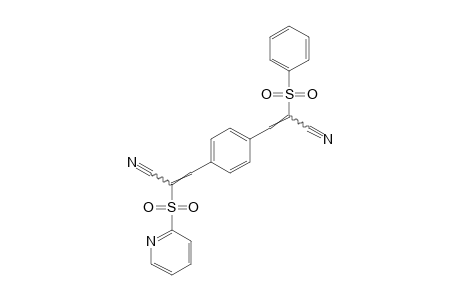 alpha-(PHENYLSULFONYL)-alpha'-[(2-PYRIDYL)SULFONYL]-p-BENZENEDIACRYLONITRILE