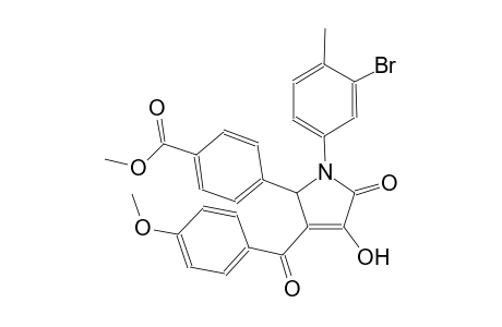 benzoic acid, 4-[1-(3-bromo-4-methylphenyl)-2,5-dihydro-4-hydroxy-3-(4-methoxybenzoyl)-5-oxo-1H-pyrrol-2-yl]-, methyl ester