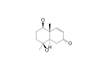 1-BETA,4-BETA-DIHYDROXY-11,12,13-TRINOR-8,9-EUDESMEN-7-ONE