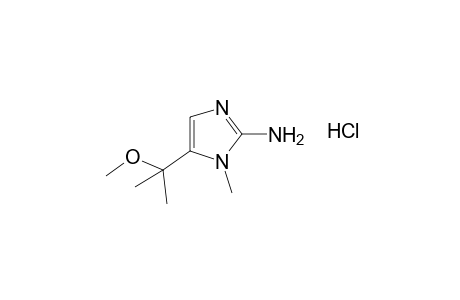 2-amino-5-(1-methoxy-1-methylene)-1-methylimidazole, monohydrochloride