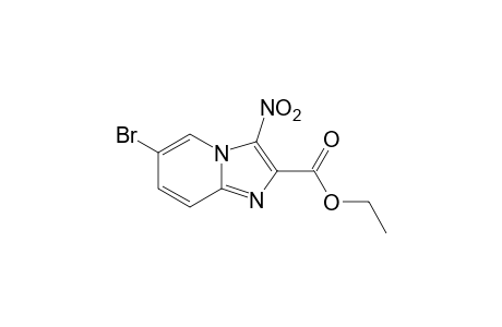 6-bromo-3-nitroimidazo[1,2-a]pyridine-2-carboxylic acid, ethyl ester