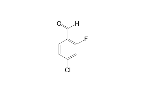 4-Chloro-2-fluorobenzaldehyde