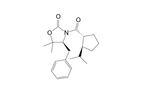 (4S)-Benzyl-(3R)-[(2S)-isopropylcyclopentanecarbonyl]-5,5-dimethyloxazolidin-2-one