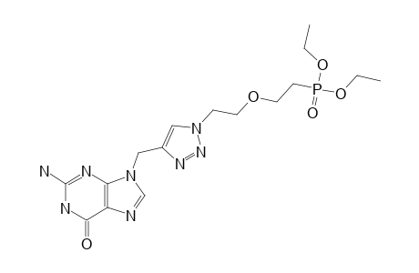 DIETHYL-2-[4-[(2-AMINO-6-OXO-1,6-DIHYDRO-9H-PURIN-9-YL)-METHYL]-1H-1,2,3-TRIAZOL-1-YL]-ETHOXYETHYLPHOSPHONATE