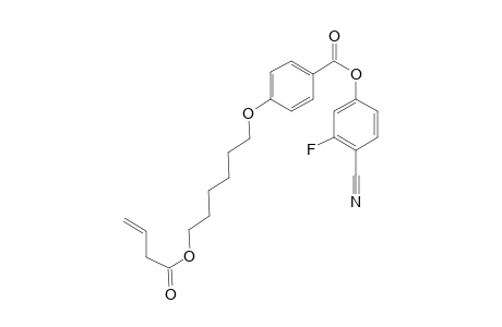 (4-CYANO-3-FLUOROPHENYL)-4-[6-(BUT-3-ENOYLOXY)-HEXYLOXY]-BENZOATE