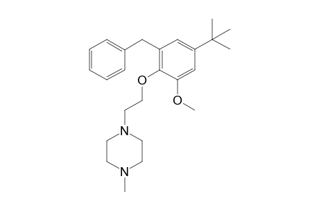 1-(2-(2-benzyl-4-(tert-butyl)-6-methoxyphenoxy)ethyl)-4-methylpiperazine